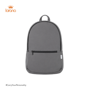 Dark Grey Martha Backpack - Tas Ransel Laptop 15 Inch - Dark Grey