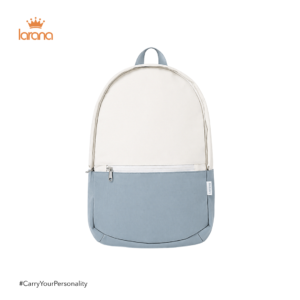 Milky Grey Martha Backpack - Tas Ransel Laptop 15 Inch - Milky Grey